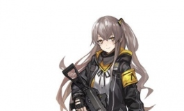 金三cos妆：少女前线UMP45