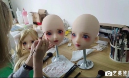 魔族人形官方花絮，三千多的娃娃妆面居然是这样化的~