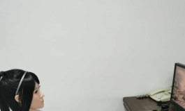 今天阿依秘书周末我留下她来加班