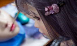 ✿蝶宝宝化妆现场记实片（算雇用童工吗？）