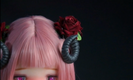 【魔族人形】裸体魅魔,  高chao 脸