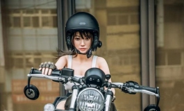 先纳信分享图之机车美少女米美