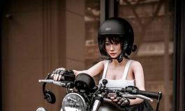 先纳信分享图之机车美少女米美