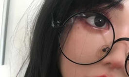 粉猫儿硅胶头娃娃