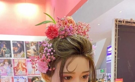 潮影实体娃娃 展会中的盛世美颜 芷若