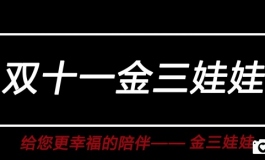 金三双十一活动丨现在入手女神，从此迎接理想生活