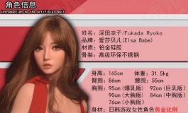 爱莎贝儿，165深田凉子L胸，开箱测量.另附身体尺寸