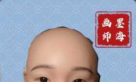 第一次正式给硅胶头上妆