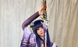 #原神COS#--雷电将军