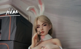 粉色小兔子